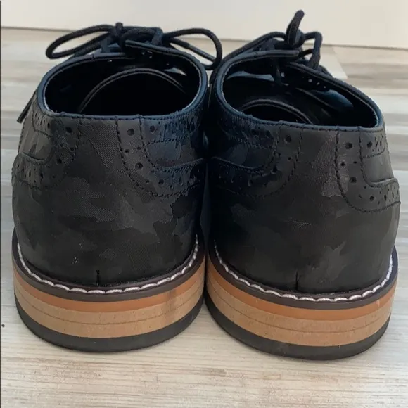 ❤️ Bar III black leather men’s Oxford dress shoes