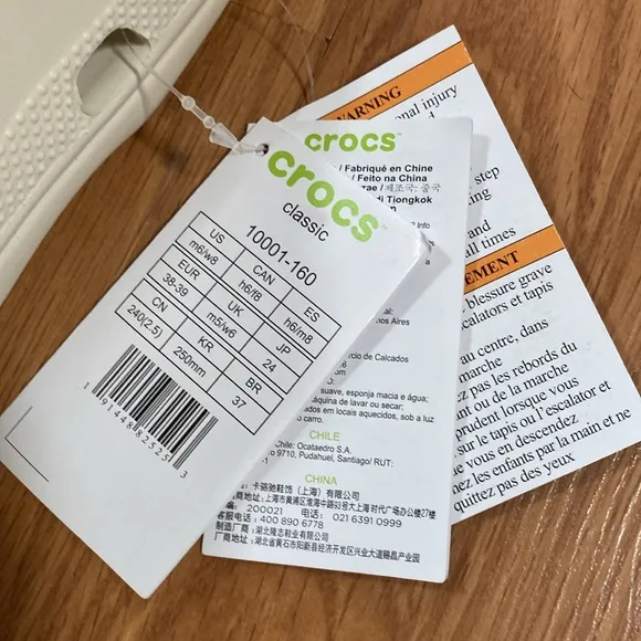 ❤️ Crocs Classic Clog Shoes Men’s Size 6/Women’s Size 8 NWT