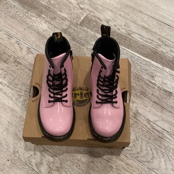 - Dr. Martens Kids Boots in Pink and Black perfect for EASTER FOR YOUR CUT…