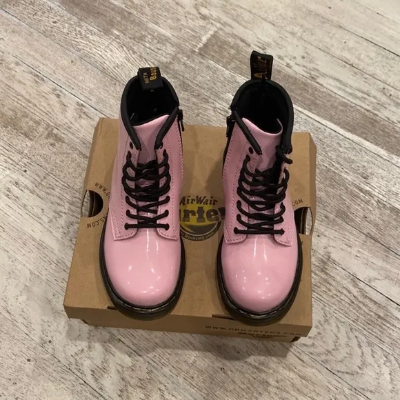 - Dr. Martens Kids Boots in Pink and Black perfect for EASTER FOR YOUR CUT…