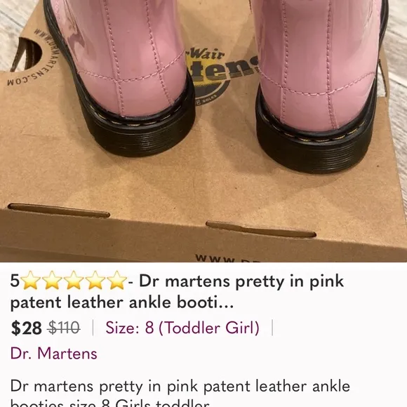 - Dr. Martens Kids Boots in Pink and Black perfect for EASTER FOR YOUR CUT…