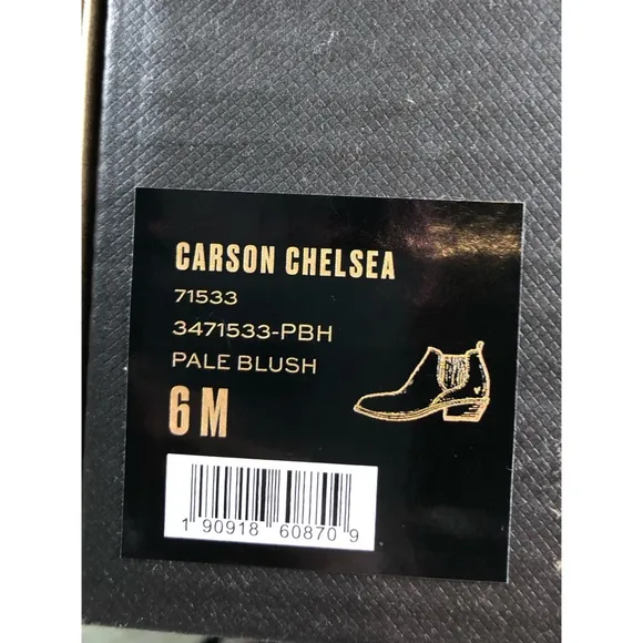 🆕 FRYE Carson Chelsea Ankle Boots Pale Blush Pink