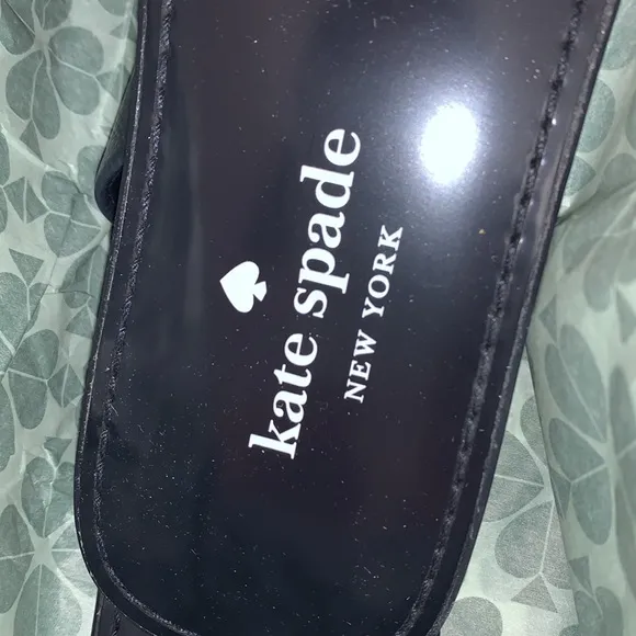 ♠️ kate spade Peyton Cow Leather Sandal, Blazer Blue Navy