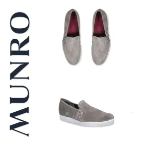 🐘 Munro Suede Slip-On Sneakers
