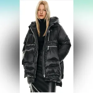🆕 NWT VIRAL OROLAY SHINY DOWN PUFFER🆕
