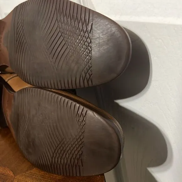 🔥🔥 ROCKPORT Simon Cap Toe Oxford Cognac Leather Dress Shoes - Men Sz 12 - EUC