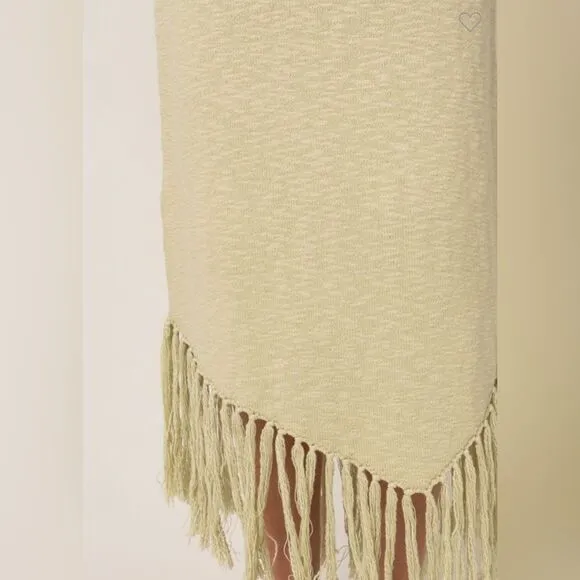 075 SAGE FRINGE SHIRT SET