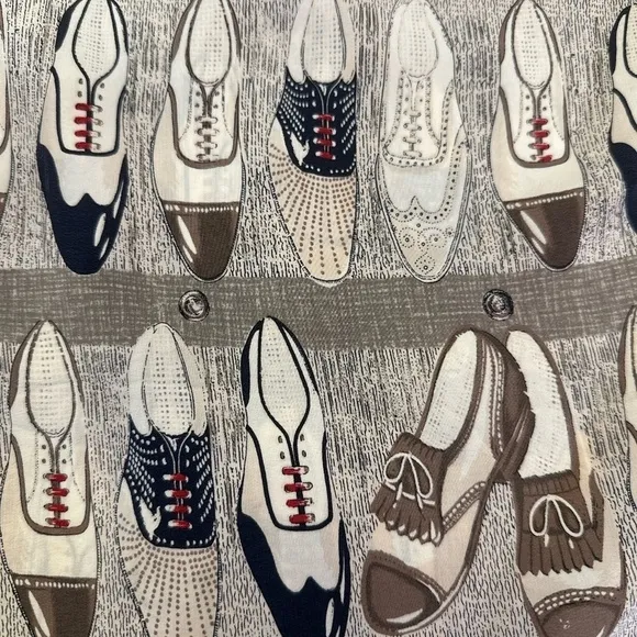 100% silk, Austin Reed vintage skirt knee length shoes business funky art