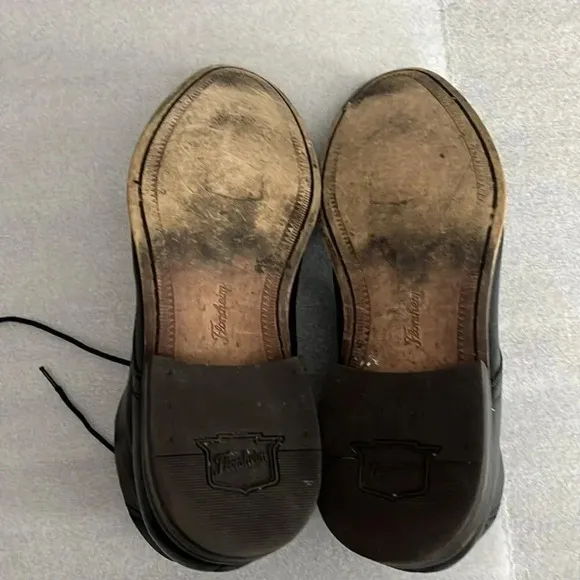 [10EE]Florsheim Baldwin Black Leather Men Plain Toe Chukka Boots