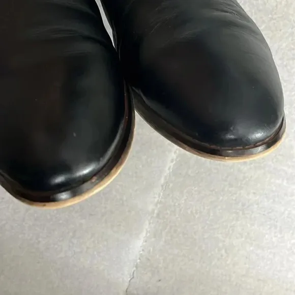[10EE]Florsheim Baldwin Black Leather Men Plain Toe Chukka Boots