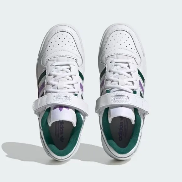 11W/9.5M - [NEW] Women's adidas Forum Low Shoes White HQ1912