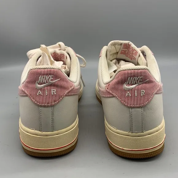 2013 Nike Air Force One &quot;Seersucker Pack&quot; Sail Low Basketball Shoes! Size 11.5