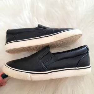 2/$$20 Cat and Jack Black Slip-on Sneakers 13