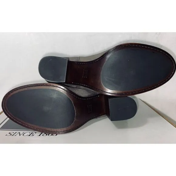 $328 Womens Frye Myra Bootie‎ Smoke Grey Oiled Suede Boots Heel 9.5M MSRP $328