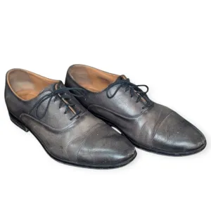 Ace Marks Oxford Cap Toe Leather Dress Shoes Men's Size 8.5 Made in Italy