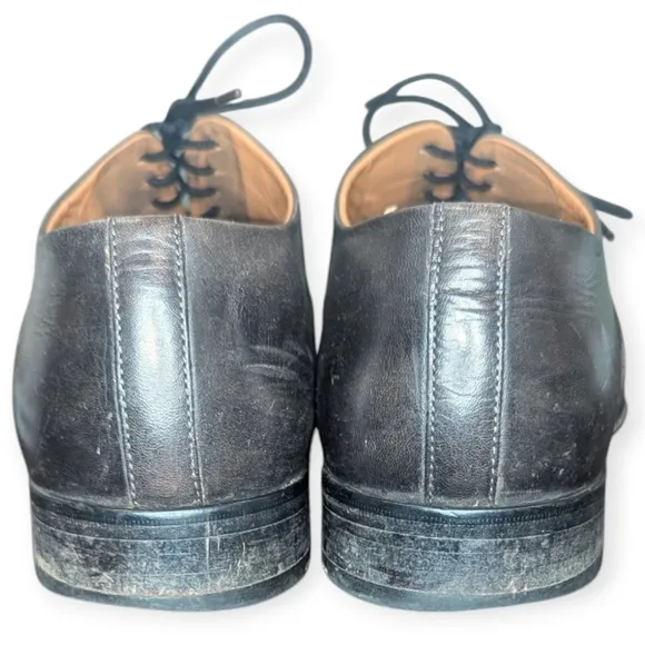 Ace Marks Oxford Cap Toe Leather Dress Shoes Men's Size 8.5 Made in Italy