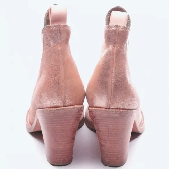ACNE STUDIOS Rose Gold Metallic Chelsea Boots EUC/sz 37= US sz: 7