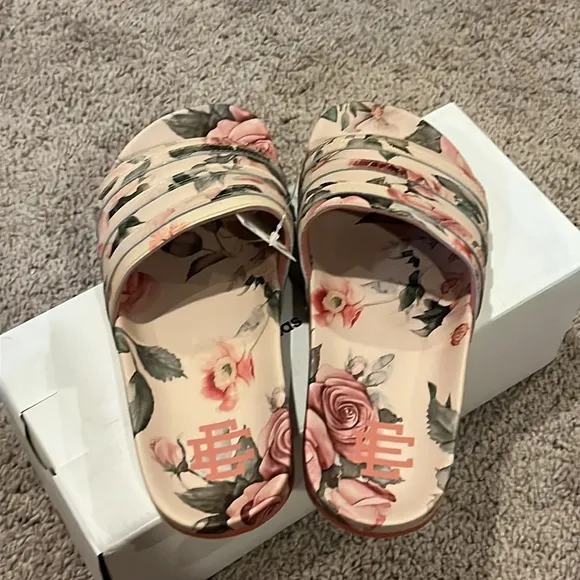 Adidas Adilette EE x Eric Emanuel slides sandals shoes new EE7815 Mens Size 9
