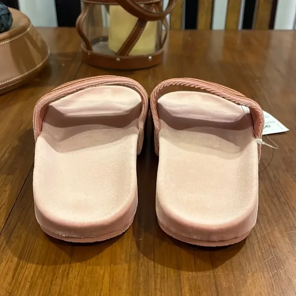 Adidas Adilette slides sandals shoes raw pink new DB0159 Women’s sizes velvet