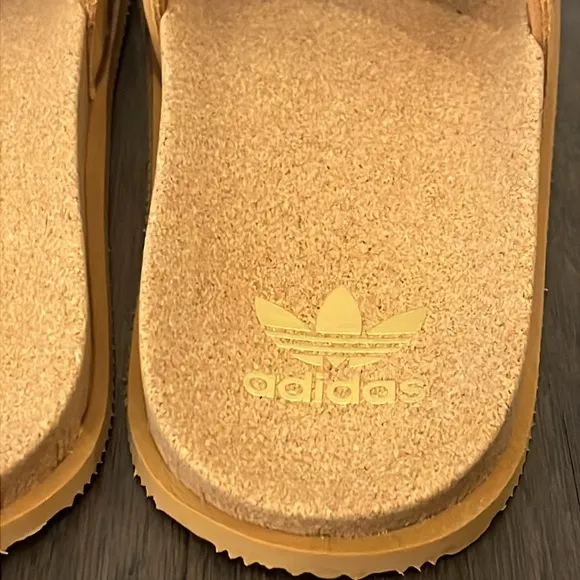 Adidas Adimule shoes slippers slides Mules new GY2555 brown Mens Size 11