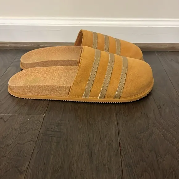 Adidas Adimule shoes slippers slides Mules new GY2555 brown Mens Size 11