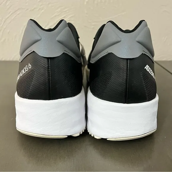 Adidas Adizero Adios 6 Running Shoes Sneakers Men’s US 13 Black White NEW