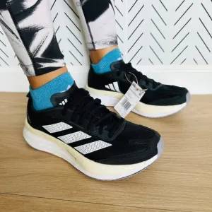 🤩Adidas Adizero Boston 11 Size 7.5 Women Running Shoes Lightweight Black GX6657