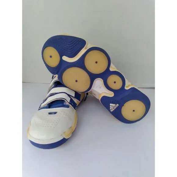 Adidas All-Star Basketball Shoes‎ High Top Blue White Vintage Athletic Sneakers
