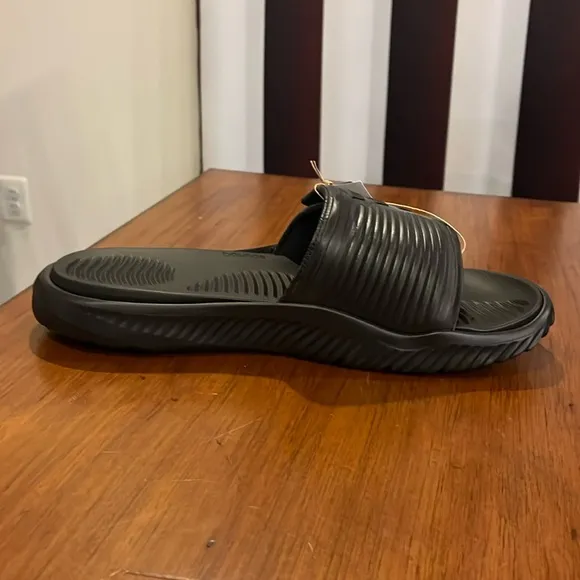 Adidas Alphabounce 2.0 Slides Sandals Shoes new GY9416 black Mens Size 10