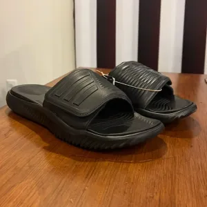 Adidas Alphabounce 2.0 Slides Sandals Shoes new GY9416 black Mens Size 10