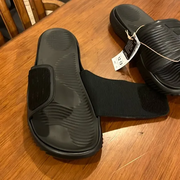 Adidas Alphabounce 2.0 Slides Sandals Shoes new GY9416 black Mens Size 10