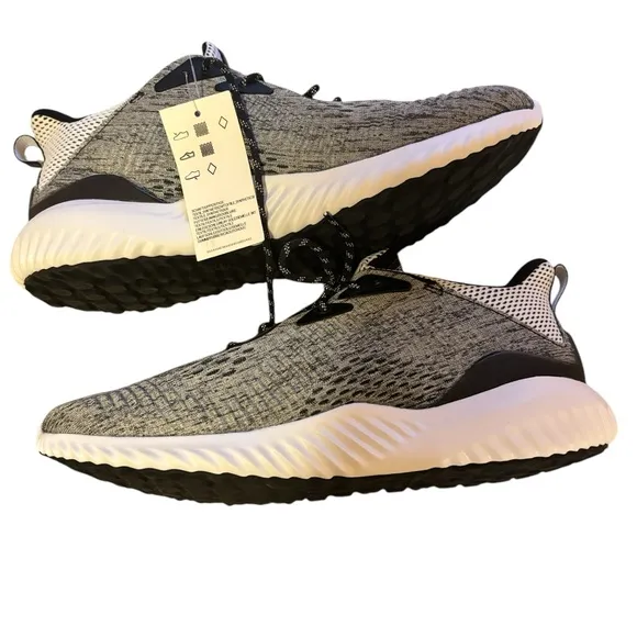 adidas AlphaBounce Engineered Mesh Core Gray- Size 10 Mens- NWT