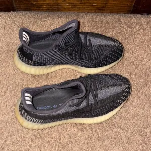 Adidas Black and Gray Knit Slip-On Sneakers