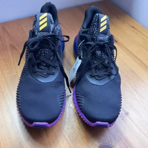 Adidas Black and Purple Sneakers alpha bounce size 10.5 nwt