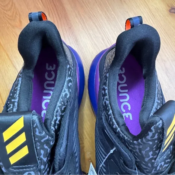 Adidas Black and Purple Sneakers alpha bounce size 10.5 nwt