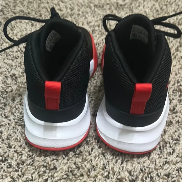 Adidas Black and Red Sneakers