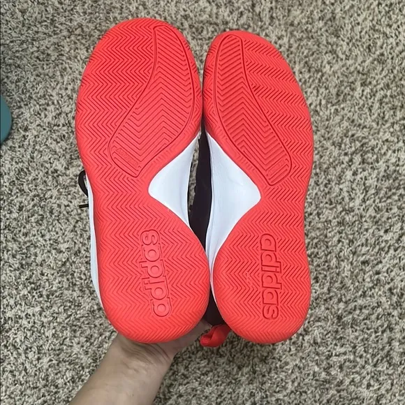 Adidas Black and Red Sneakers