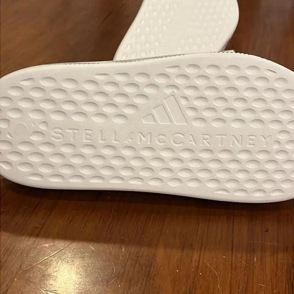 Adidas by Stella McCartney Slide Shoes Sandals new white black Womens Size 8