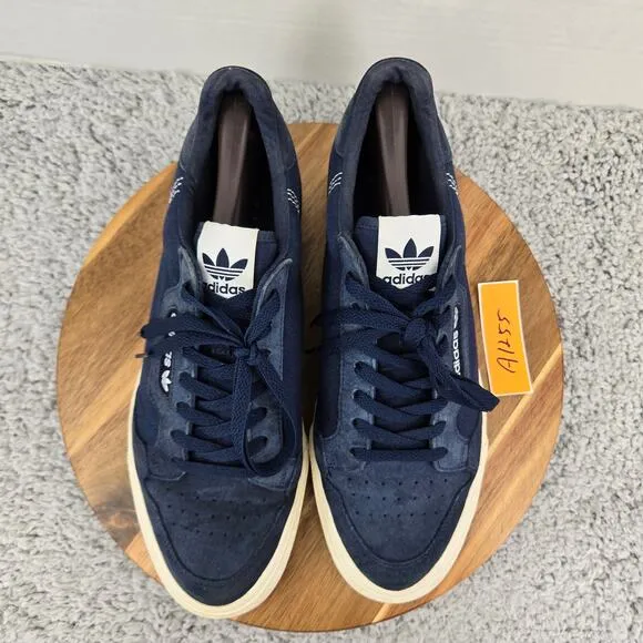 Adidas Continental Vulc Collegiate Navy White Casual Sneakers Mens 12 EF3521