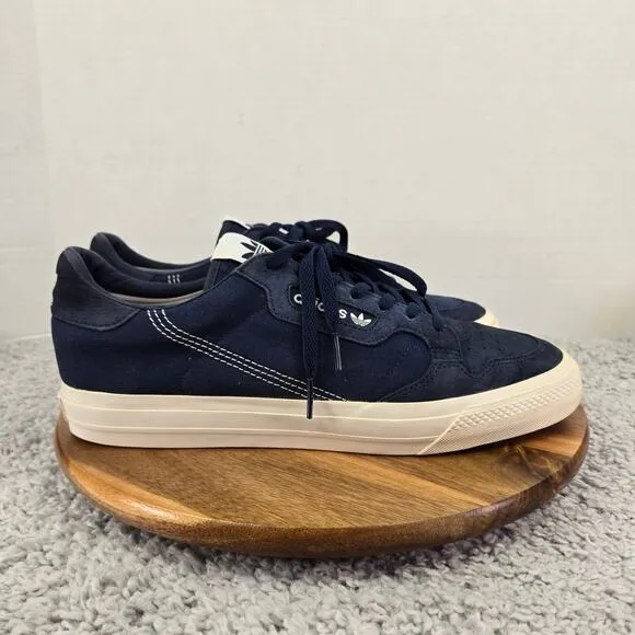 Adidas Continental Vulc Collegiate Navy White Casual Sneakers Mens 12 EF3521