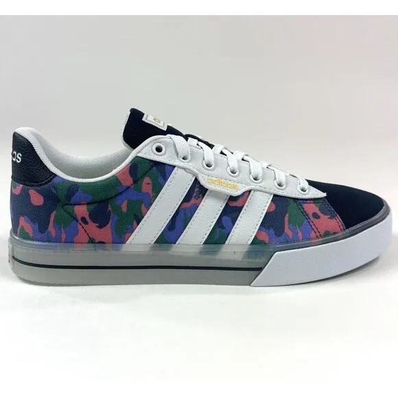 Adidas Daily 3.0 Mens Camo Canvas Low Skateboarding Shoes Sneakers GY2421