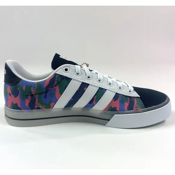 Adidas Daily 3.0 Mens Camo Canvas Low Skateboarding Shoes Sneakers GY2421