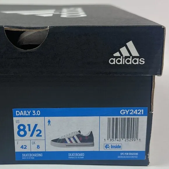 Adidas Daily 3.0 Mens Camo Canvas Low Skateboarding Shoes Sneakers GY2421