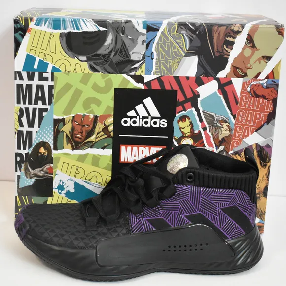 Adidas Dame 5 J Black Panther Basketball size 4