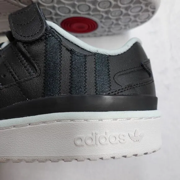 Adidas Forum Low Men's Shoes Sneakers Core Black Almost Blue HQ4536 Size 10