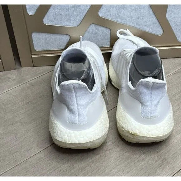 Adidas FY0379 UltraBoost 21 &quot;Triple White&quot; Men Casual Sneakers 8.5