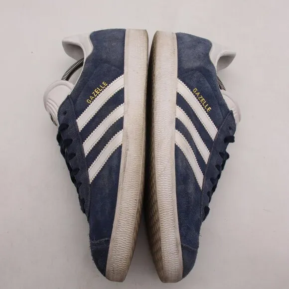 Adidas Gazelle Originals Men's Size 10.5 Navy White Trainers Casual Sneakers
