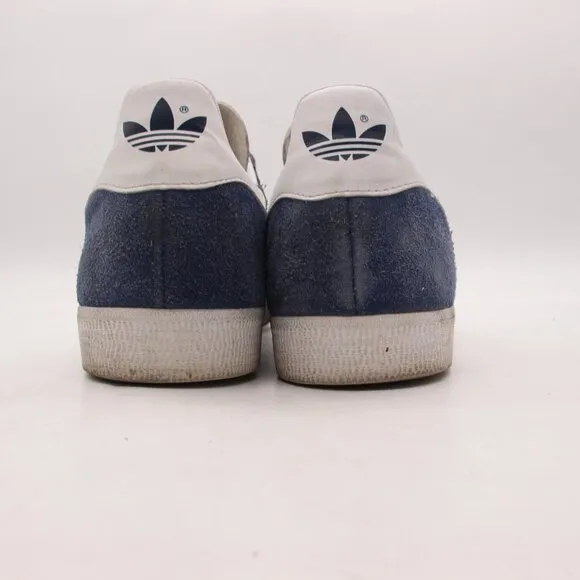 Adidas Gazelle Originals Men's Size 10.5 Navy White Trainers Casual Sneakers