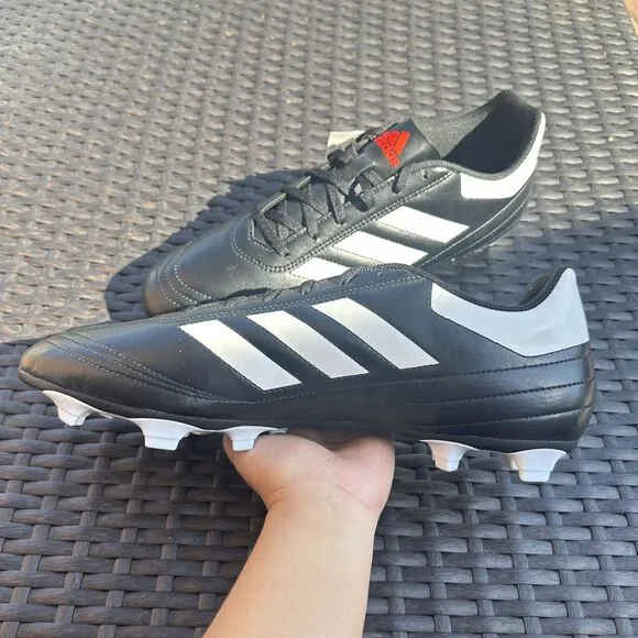 Adidas Goletto VI FG Men's Soccer Cleats Core Black AQ4281 Size 13