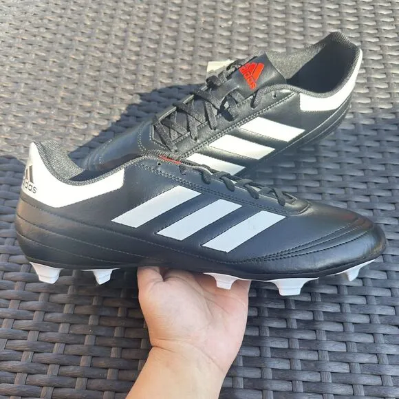 Adidas Goletto VI FG Men's Soccer Cleats Core Black AQ4281 Size 13